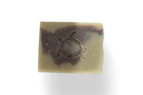 Kokoleka Lani cinnamon citrus and cacao soap bar with chocolate swirls