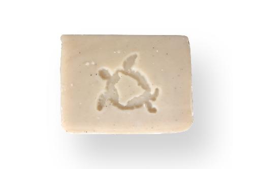 Nani Lemi lime soap bar with ground lime seeds and litsea essential oil