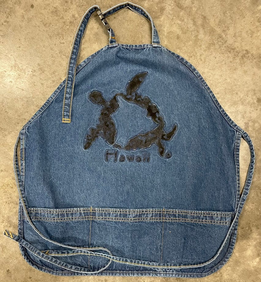 turtle image designed on apron