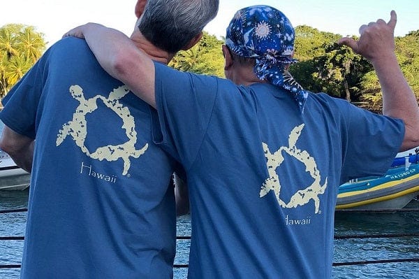 Hawaiian sea turtle petroglyph t-shirts and hoodies with cultural significance