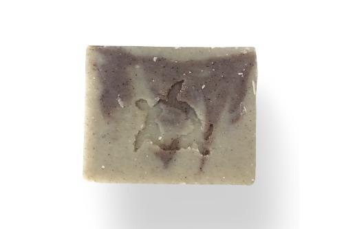 A natural soap with hawaiian cocoa and lavender