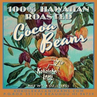 Hawaiian roasted cocoa beans