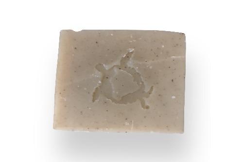 Luakaha orange and lemongrass soap bar with Hawaiian papaya seeds&quot;