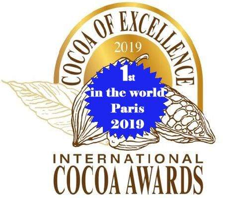 worlds best chocolate award of excellence from hawaii island 