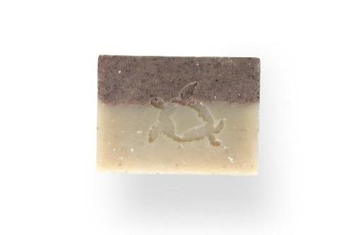 Momona spearmint lime and cacao soap bar with Hawaiian chocolate